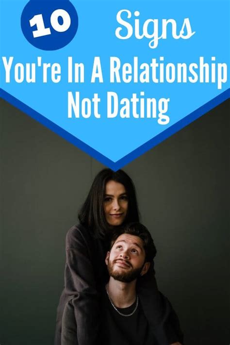 how to know if you are just dating or in a relationship